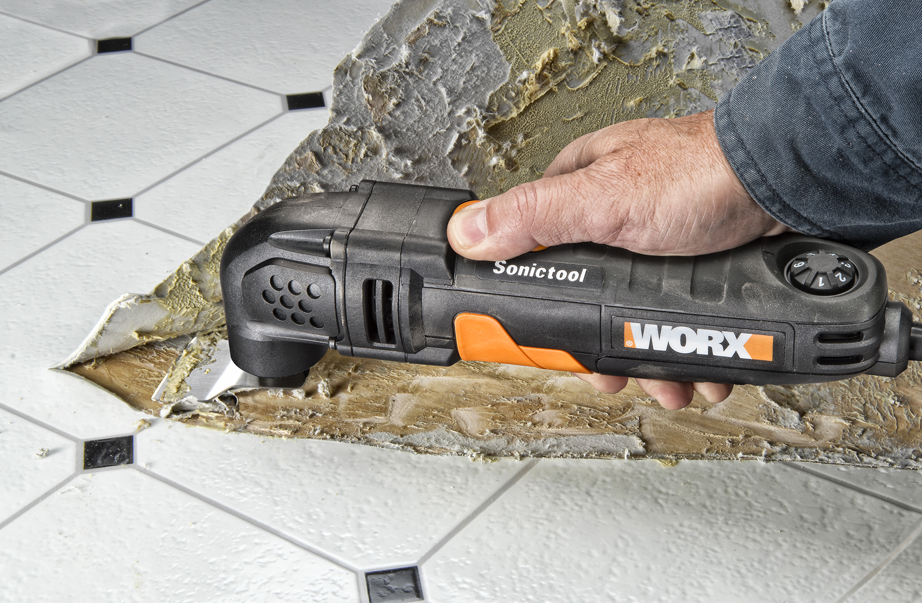 New WORX 3.0 Amp Oscillating Tool with 9 Accessories Handles Many